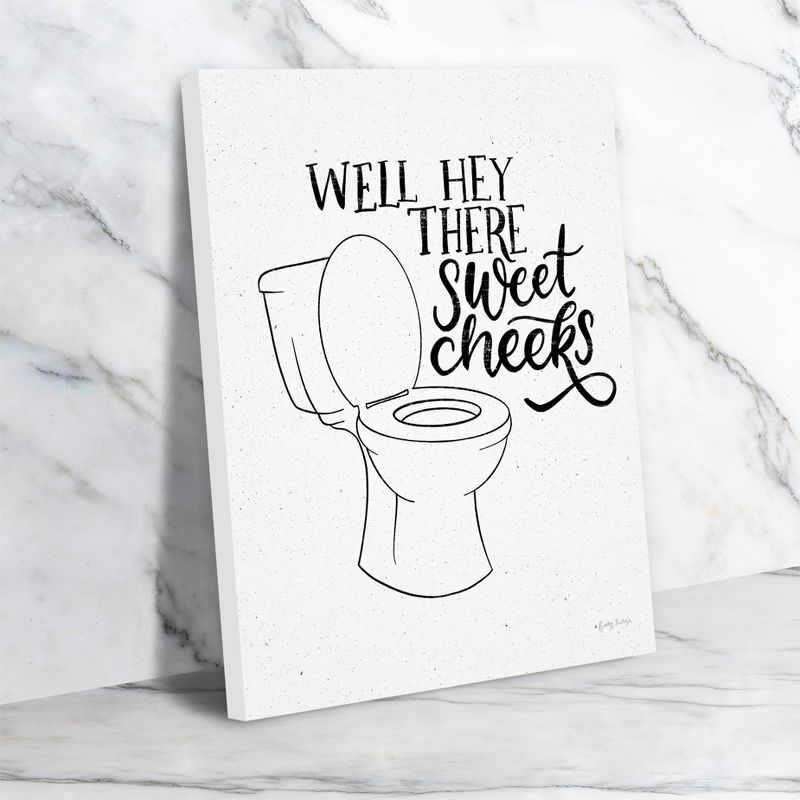 Americanflat Minimalist Motivational Bathroom Puns Iii By Becky Thorns Canvas, 4 of 7