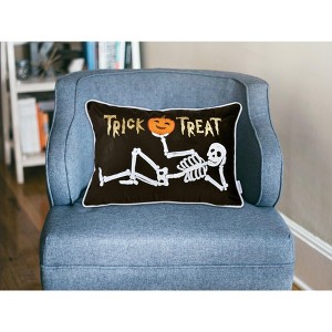 Sapphtopaz Decorative Halloween Throw Pillows, Bed Pillows with Insert, Single Piece Stylish Accent Lumbar Pillows for Bed & Couch - 1 of 4
