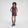 Women's Faux Leather Cargo Mini Skirt - Wild Fable™ - 4 of 4
