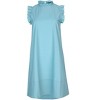 VENUS Womens Ruffle Trim Mini Dress - 4 of 4
