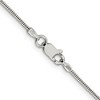 Black Bow Jewelry 0.9mm Sterling Silver Diamond Cut Solid Round Spiga Chain Necklace - 2 of 4