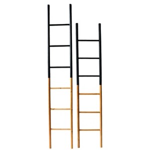VIP Metal 71 in. Black 2-Color Ladder Set of 2 - 1 of 2