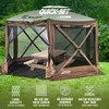 CLAM Quick Set Pavilion Camper 12.5 x 12.5 Foot Outdoor Gazebo Canopy Shelter - 2 of 4