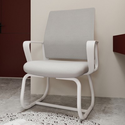 Lycvki Modern Metal Frame Office Chair with Soft and Comfortable