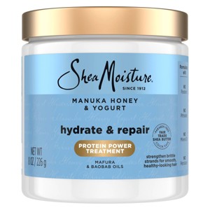 SheaMoisture Manuka Honey & Yogurt Hydrate + Repair Hair Mask - 8oz - 1 of 4