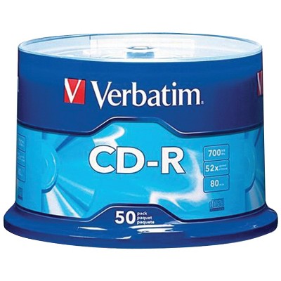 Verbatim® 700MB 80-Minute 52x CD-Rs