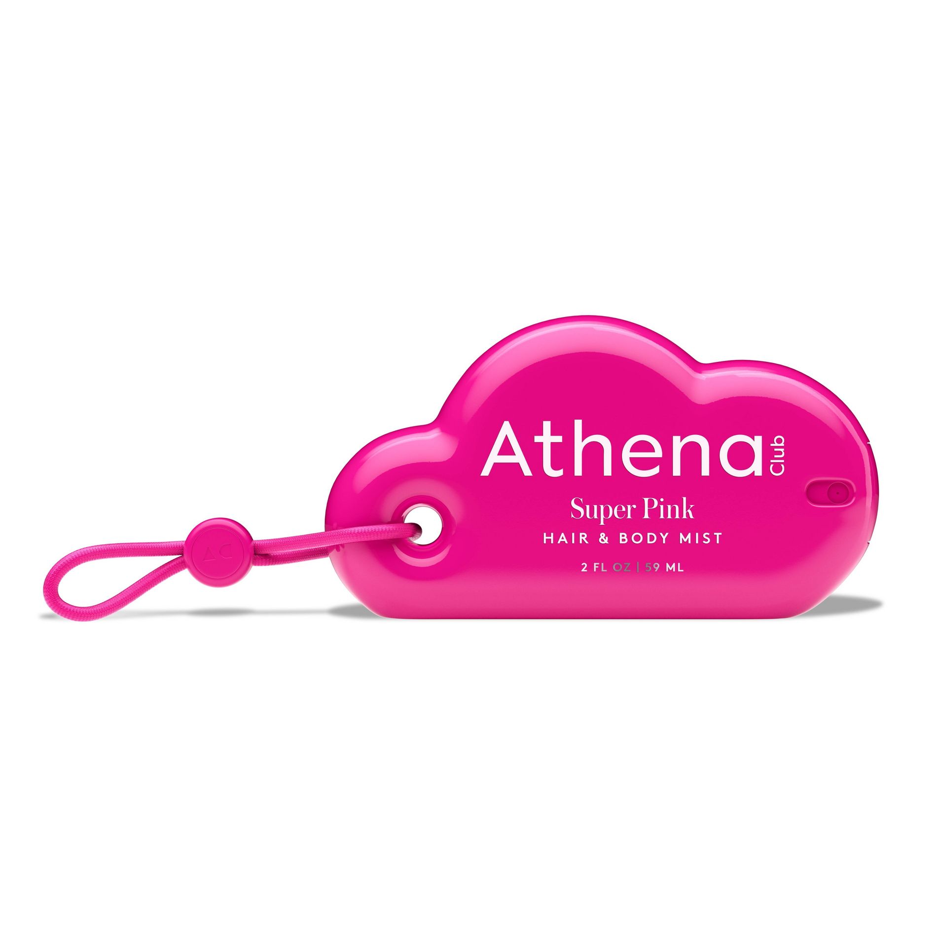Athena Club Mini Women's Hair & Body Mist - Super Pink - 2 fl oz