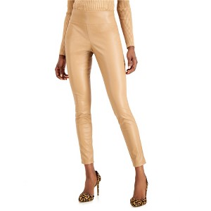 I.N.C International Concepts Womens Faux Leather Casual Leggings - 1 of 1