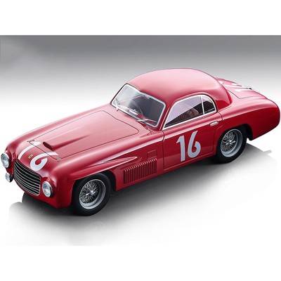 Ferrari 166 S Coupe Allemano RHD #16 Biondetti - Navone Winner Mille Miglia 1948 Ltd Ed to 140 pcs 1/18 Model Car by Tecnomodel