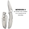 Spyderco Endura 4 Stainless Steel Pocket Knife with VG-10 Blade | Exceptional Cutting Performance with the Stainless Steel Handle, CombinationEdge - 4 of 4