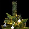 vidaXL Artificial Hinged Christmas Tree Green PVC, PE, Metal Medium - 2 of 4