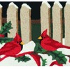 Jellybean Winter Cardinals Washable Doormat – 20"x30" Festive Accent Mat with Red Birds for Holiday & Seasonal Home Decor - 2 of 3