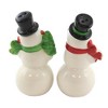 Tabletop 4.0 Inch Retro Snowman S / P Shakers , Christmas Top Hat Winter (2PC) - 2 of 3