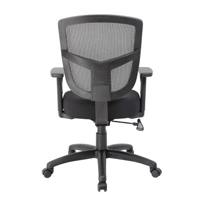 Black Mesh Adjustable Task Chair with Synchro-Tilt