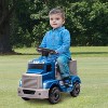6V Ride on Truck, Kids Electric Car with Under Seat Storage, Music, 2 Headlights and 5 LED Lights - 3 of 4