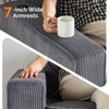 Karl Home |35 inch Wide Corduroy Loveseats Sofa - 3 of 4