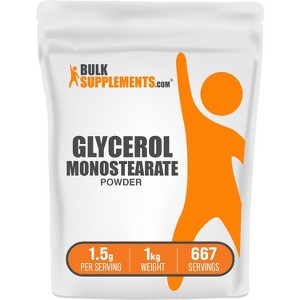 BulkSupplements Glycerol Monostearate Powder - 1 of 4