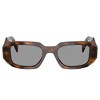 Prada PR 17WS 20D50Q Womens Rectangle Sunglasses Juniper Tortoise 49mm - 2 of 3