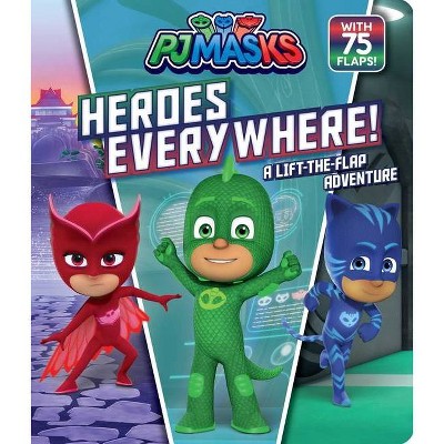 Heroes Everywhere! - (Pj Masks) (Board Book)