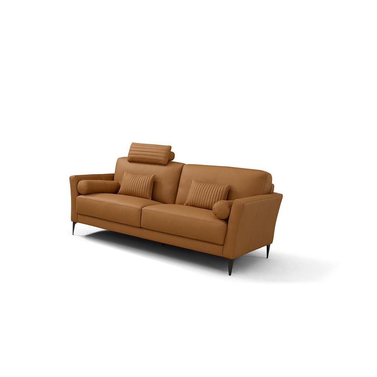 68" Tussio Sofa Saddle Tan Leather - Acme Furniture - thumbnail 9