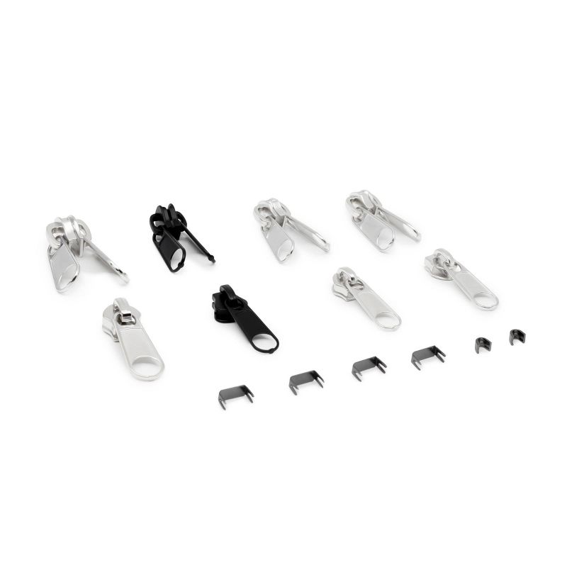 Dritz 14ct Outdoor Zipper Repair Kit of Sliders and Stops, 2 of 4