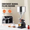 VEVOR Manual Paste Liquid Filling Machine, 5-100ml Bottle Filler, Adjustable Bottle Filling Machine, Stainless Steel Liquid Filler, Silver - 3 of 4
