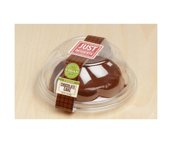 Just Desserts Single Serve Vegan Chocolate Cake - 5oz