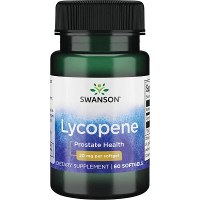 Swanson Dietary Supplements Lycopene 20 mg Softgel 60ct.