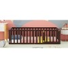 Streamdale Twin Size Wood Floor Bed Frame with Fence and Door, Walnut - 4 of 4