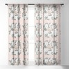 Sewzinski Gardenias Single Panel Sheer Window Curtain - Society6 - 2 of 3