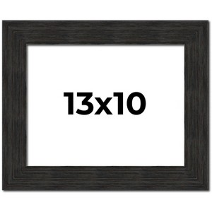 PosterPalooza | Photo Size Contemporary Black Frame - UV Acrylic, Foam Board Backing, Hanging Hardware - 1 of 4