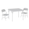 3 Piece Folding Kids Table and Chairs Set, Children Activity Table and Chairs Set for Dining Room,Daycare,Classrooms - 4 of 4