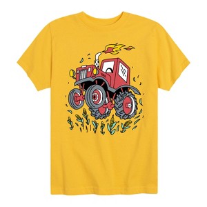 Boys' - Instant Message - Monster Tractor Short Sleeve Graphic T-Shirt - 1 of 4