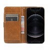 SAHARA - Indy Series Leather Wallet Case for iPhone 13 Pro Max - Brown - 4 of 4