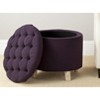 Amiela Tuffted Storage Ottoman - HUD8220 - Safavieh Couture - 4 of 4