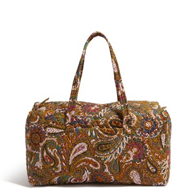 Vera Bradley Women's Outlet Cotton Large Travel Duffel Buta Spray