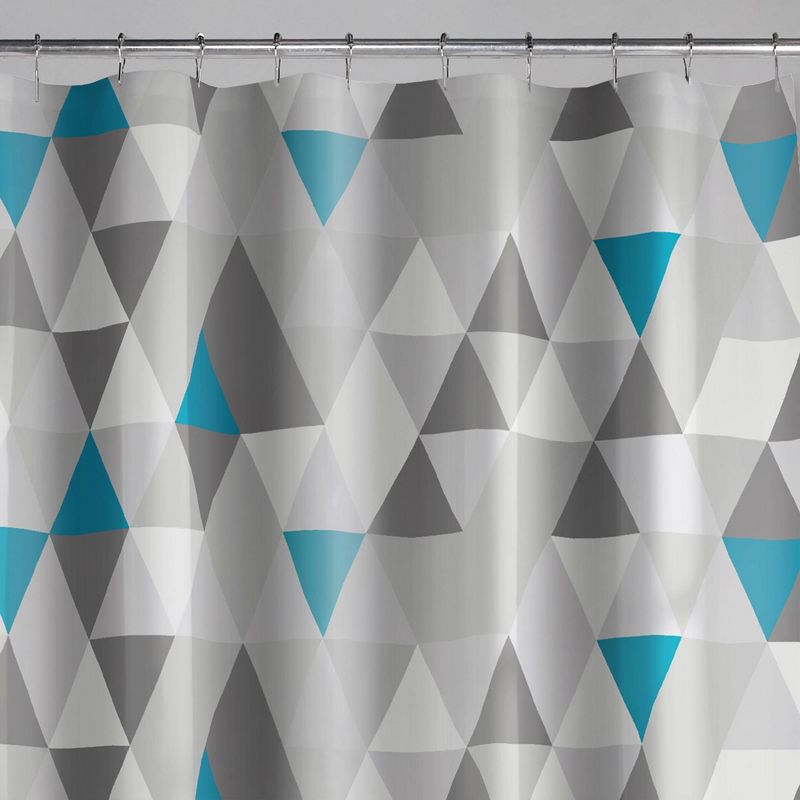 Vertex PEVA Shower Curtain Gray - Zenna Home, 5 of 7
