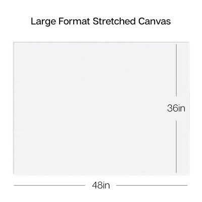 KINGART Stretched Canvas 36" x 48", 2-Pack