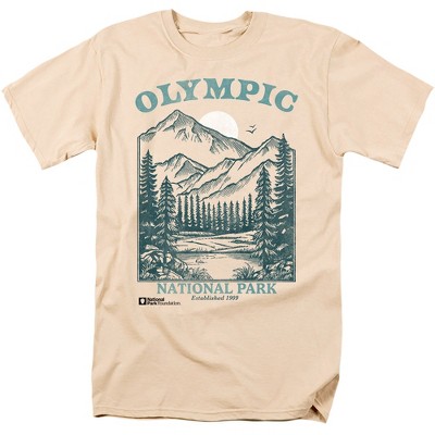 Olympic National Park Classic Adult T-Shirt Cream