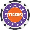 MasterPieces Casino Style 100 Piece Poker Chip Set - NCAA Clemson Tigers - 4 of 4