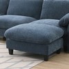 140" Chenille U-Shaped Modular Sectional Sofa with USB & Charger - 3 of 4