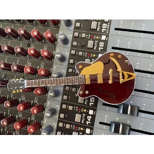 Axe Heaven - Axe Heaven George Harrison Beatles Gretsch Country Gentleman 6 Inch Mini Guitar Holiday Ornament - 1 of 3