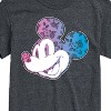 Men's - Disney - Mickey Floral Logo Short Sleeve Graphic T-Shirt - 2 of 4