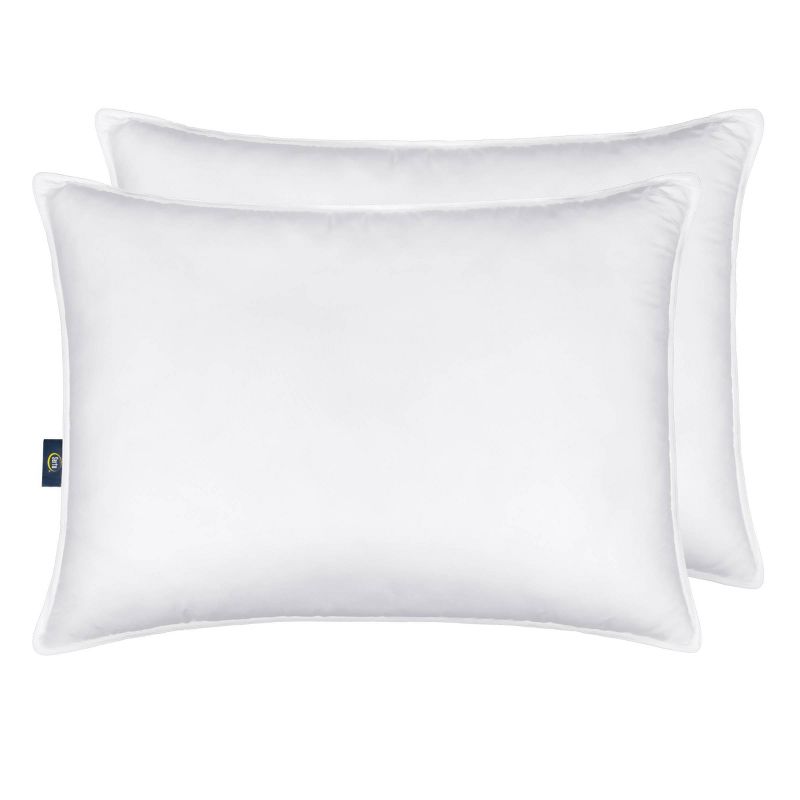 2pk Down Illusion Medium Bed Pillow - Serta, 1 of 7