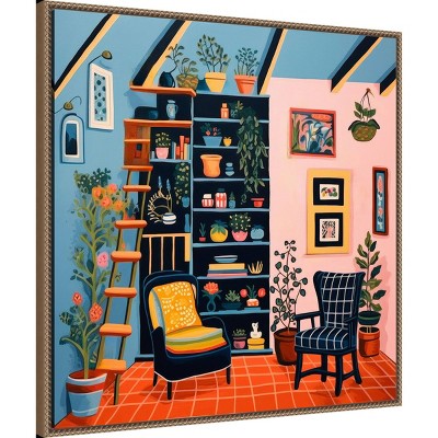 Colorful Still Life Framed Canvas Wall Art Print, 30" x 30"