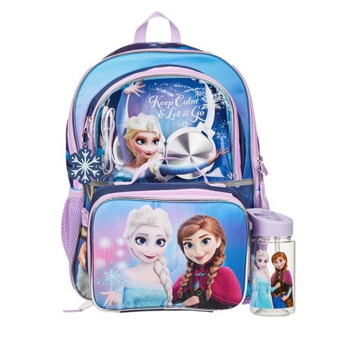 Disney Kids 5pc 16 Backpack Set With Headphones And Lunch Bag Frozen Target