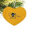 UC Irvine Secondary Logo Heart Love Wood Christmas Tree Holiday Ornament - 2 of 3