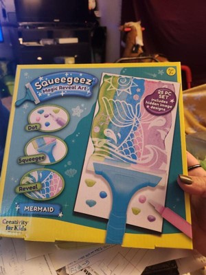 Creativity for Kids Squeegeez Magic Reveal Craft Kit: Mermaid - Dot  Painting Art Kits for Kids, Cool Mermaid Gifts for Girls and Boys Ages 7-12+