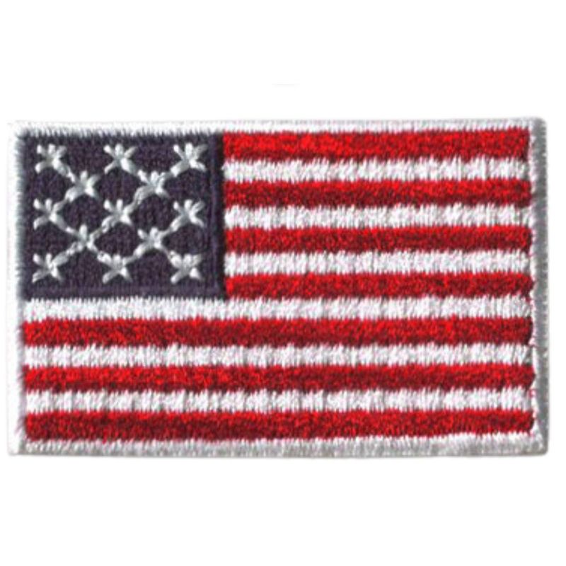 HEDi-Pack 2pk Self-Adhesive Polyester Hook &#38; Loop Patch - Joshua Tree National Park and USA Red White &#38; Blue Country Mini Flag, 5 of 8