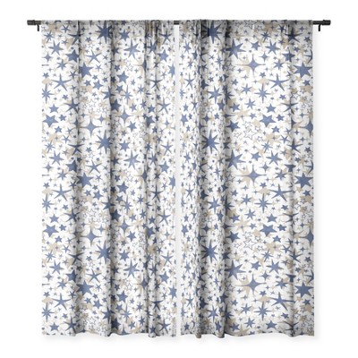 Marta Barragan Camarasa Starry Sky Of Stars Set Of 2 Panel Sheer Window ...